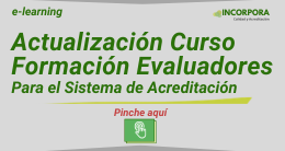 Actualización Curso Formación Evaluadores para el Sistema de Acreditación