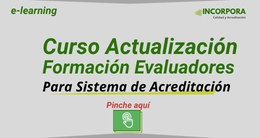 Actualización Curso Formación Evaluadores para el Sistema de Acreditación